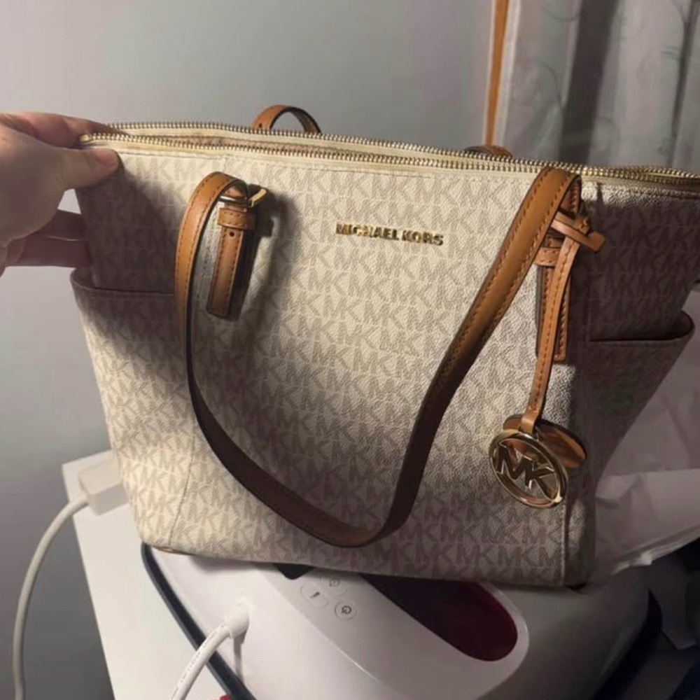 Michael Kors Tan Signature Tote